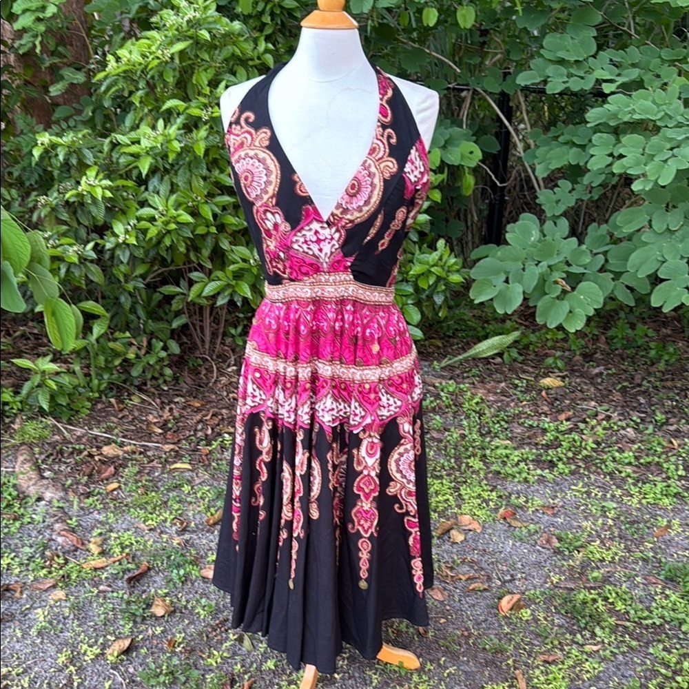 Sue Wong a-line halter dress, size 12